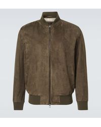 Loro Piana - Bomberjacke Aus Veloursleder - Lyst