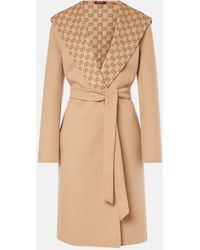 Gucci - Wendbarer Mantel Gg Aus Wolle Und Seide - Lyst