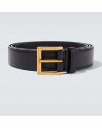 Saint Laurent - Vadim Leather Belt - Lyst