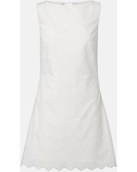 Faithfull the Brand - Breta Broderie Anglaise Minidress - Lyst