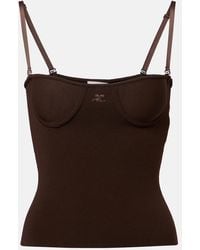 Courreges - Logo Tank Top - Lyst