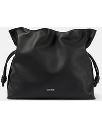 Loewe - Flamenco Xl Leather Clutch - Lyst