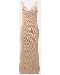 Elie Saab - Floral-Applique Mesh Gown - Lyst