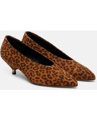 Isabel Marant - Ebisa 45 Leopard-Print Leather Pumps - Lyst