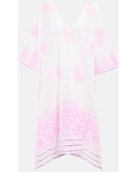 Juliet Dunn - Printed Cotton Kaftan - Lyst