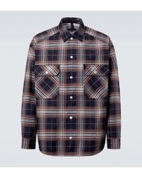 Comme des Garçons - Plaid Cotton Overshirt - Lyst