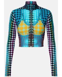 Jean Paul Gaultier - Top Re-Edition Con Stampa - Lyst