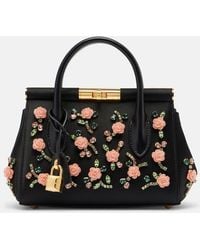 Dolce & Gabbana - Marlene Small Embellished Top-Handle Bag - Lyst