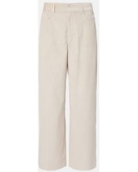Max Mara - Eneide Cotton Corduroy Wide-Leg Pants - Lyst