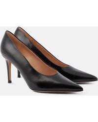 Gianvito Rossi - Robbie Leather Pumps - Lyst