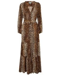 Melissa Odabash - Sonja Cheetah-Print Maxi Dress - Lyst