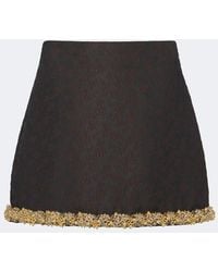 Jonathan Simkhai - Idina Embellished Jacquard Miniskirt - Lyst