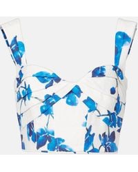 Rebecca Vallance - Orchid Blues Floral Top - Lyst