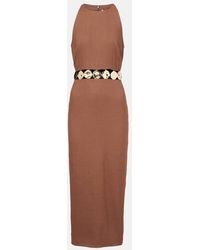 Veronica Beard - Abito Midi Isla Con Applicazioni - Lyst