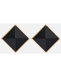Saint Laurent - Pyramid Clip-On Earrings - Lyst