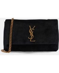Saint Laurent - Kate Small Reversible Suede And Leather Shoulder Bag - Lyst