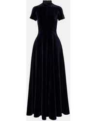 Emilia Wickstead - Malinda Cotton Velvet Gown - Lyst