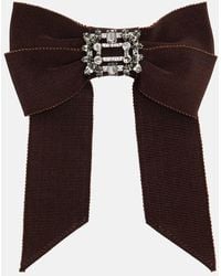 Roger Vivier - Broche Vivier Embellished Hair Clip - Lyst