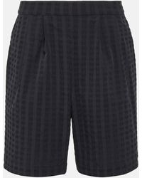 Asceno - Carros Cotton Bermuda Shorts - Lyst