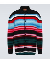 Missoni - Striped Wool-Blend Cardigan - Lyst