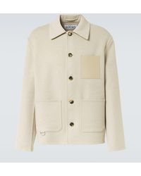 Loewe - Wool-Cashmere Shirt Jacket - Lyst