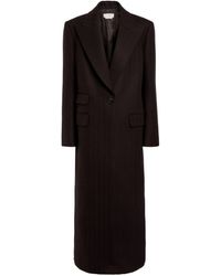 Alexander McQueen Cappotto in lana e cashmere - Nero