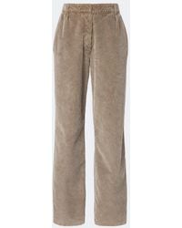 The Row - Adler Cotton Corduroy Wide-Leg Pants - Lyst