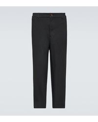 Comme des Garçons - Mid-Rise Cropped Pants - Lyst