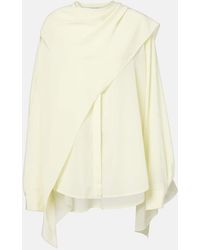 Calvin Klein - Blusa Kiki De Seda Drapeada - Lyst