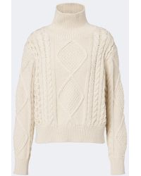 Nili Lotan - Kimmy Cable-Knit Cotton And Cashmere Sweater - Lyst