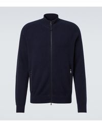 Bogner - Dexter Wool And Cashmere Zip-Up Sweater - Lyst