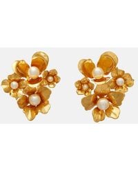 Jennifer Behr - Orsola-Plated Earrings - Lyst