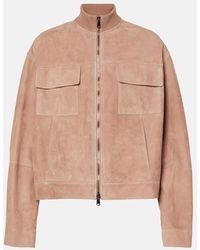 Brunello Cucinelli - Leather Jacket - Lyst