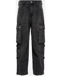 Isabel Marant - Elore Denim Cargo Pants - Lyst