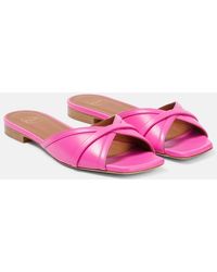 Malone Souliers - Pantoletten Perla aus Leder - Lyst