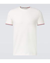 Moncler - Cotton-Blend Jersey T-Shirt - Lyst