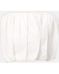 Adriana Degreas - Inamorata Cotton-Blend Crop Top - Lyst