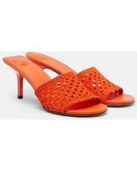 Jacquemus - Cubisto Woven Raffia-Effect Mules - Lyst
