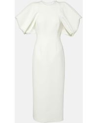 ROKSANDA - Bridal Calita Crepe Midi Dress - Lyst
