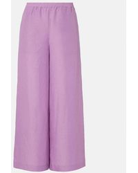 Eres - Select Linen Wide-Leg Pants - Lyst