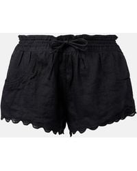Isabel Marant - Shorts Lola De Ramio Con Bordado Ingles - Lyst