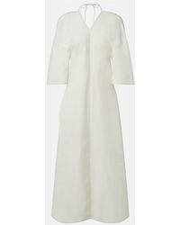 The Row - Mia Open-Back Silk Maxi Dress - Lyst