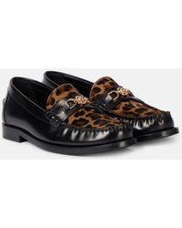 Versace - Medusa '95 Loafer Mit Leopardenmuster - Lyst