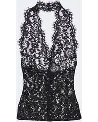 Stella McCartney - Lace Halterneck Top - Lyst