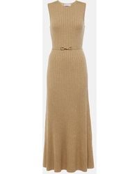 Gabriela Hearst - Wool And Cashmere Midi Dress - Lyst