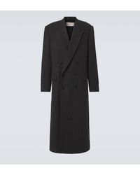 Dries Van Noten - Herringbone Wool Coat - Lyst