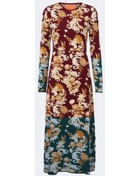 La DoubleJ - Coven Jacquard Cotton-Blend Midi Dress - Lyst
