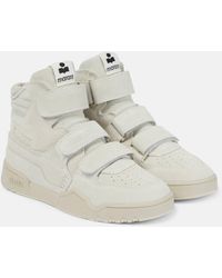 Isabel Marant - Oney High Suede High-top Sneakers - Lyst