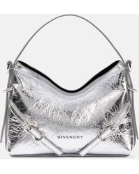 Givenchy - Voyou Nano Metallic Leather Shoulder Bag - Lyst