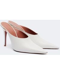 AMINA MUADDI - Felicia Leather Mules - Lyst